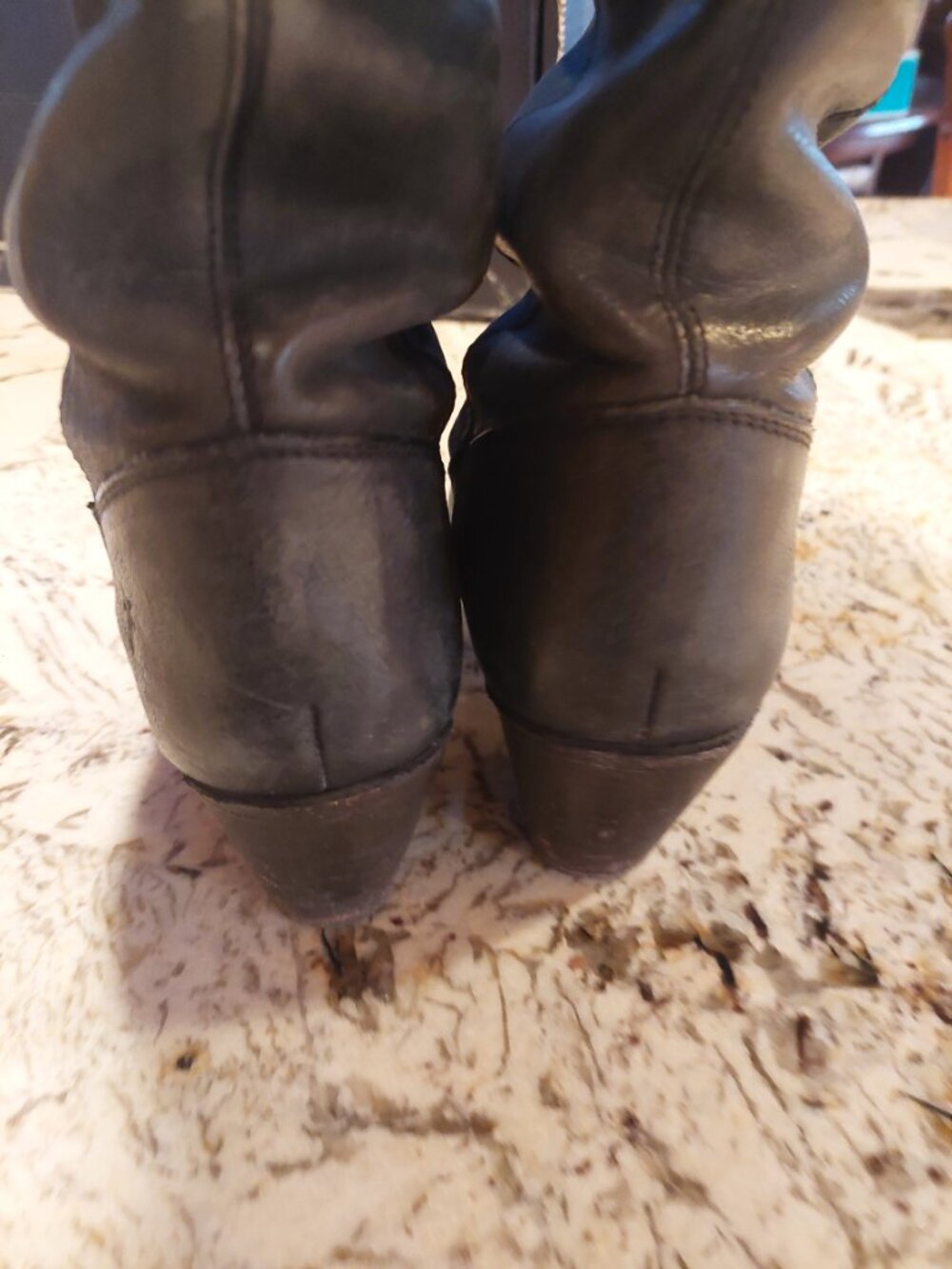 Frye Jackie Button Tall Riding Boots, Soft Black size 11b - Picture 5 of 9